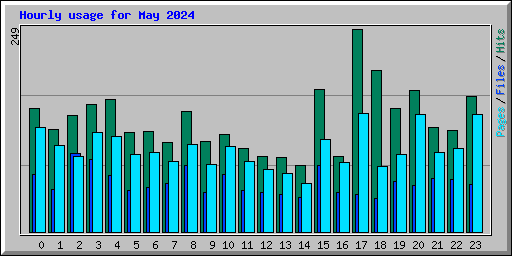 Hourly usage for May 2024