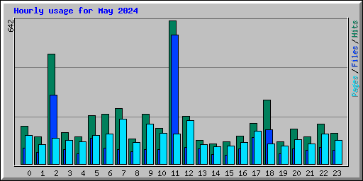 Hourly usage for May 2024