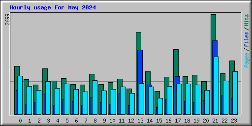 Hourly usage for May 2024